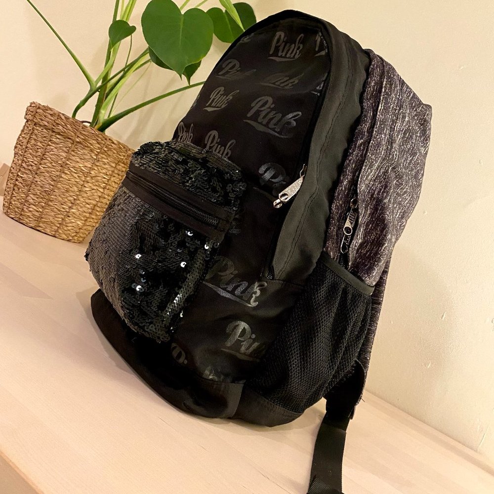 PINK VICTORIA'S SECRET BACKPACK